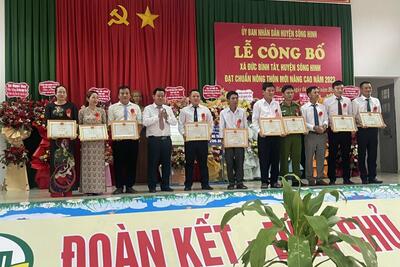 lỄ CÔNG BỐ XÃ ĐẠT CHUẨN NÔNG THÔN MỚI NÂNG CAO NĂM 2023