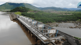 Song Ba Hydropower Plant - Aerial View from a Drone